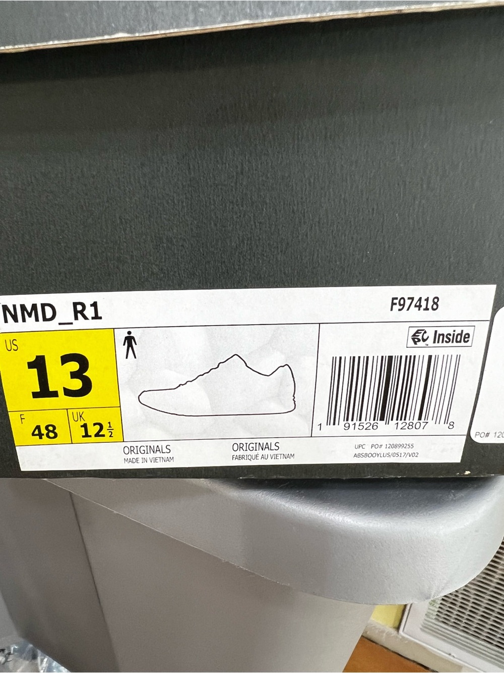 Adidas Nmd R1 Xeno Pack Grey White Black Reflective F97418 Men's 13 - Picture 8 of 13